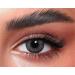 Bella diamonds colored contact lenses glitter gray (dioptria -0.00) -strongly covering monthly lenses for 3 months in blue -gray particularly natural result for dark eyes -1 pair