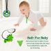 Sensory Chewing Chains - 6 Food-Safe Silicone Biting Toys for Kids | Oral Motor Aid for ADHD & Teething - Green - Buy Online on GoSupps.com