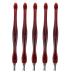 siyewio 5pcs Fork Trimmer Peeling Knife Nail Art Tool Women Manicure makeup tool