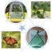 2 Pcs Portable Habitat | Insect Habitat Cage Catcher Plant Net with Hook Polyester Mesh Cage Enclosure for Caterpillars Stick Insect 12.2x12.2x15.7 Inch Kot-au 2 Pcs 31*31*40cm - Buy Online on GoSupps.com