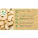 Natuvid Premium Natural Raw Whole Cashew Nuts | Exquisite African Quality | Exceptional Taste - Buy Internationally - Buy Online on GoSupps.com