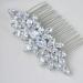 SWEETV Rhinestone Wedding Hair Comb - Bridal Crystal Hair Clip for Bridesmaids, Silver-01 - Buy Online on GoSupps.com