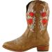 Copercn Women's Retro Embroidered Cowboy Boots - Brown, Size 9 Wide - Buy Online on GoSupps.com