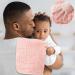 YOOFOSS 10-Pack Cotton Baby Spitting Towels | 27x50 cm Absorbent Diapers & Washcloths for Newborns - Soft Meat Pink - Buy Online on GoSupps.com