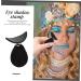 Beavorty 3pcs eye shadow stamp makeup applicator Eye Makeup Tool easles Durable Eyeshadow Seal suite make up 1 count (Pack of 1) Blackx3pcs - Buy Online on GoSupps.com