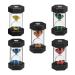 Relaxdays hourglass set XXL different times 1 5 10 15 & 30 min shatterproof toothbrush timers for children colorful