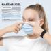 HARD 50pc Disposable Face Masks Made in Germany | Small Size Blue Mouth Cover | CE Certified Breathable Triple Layer Filtration 99.78% - Buy Online on GoSupps.com