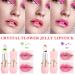 2 Pack Crystal Flower Jelly Lipstick Set - Long Lasting Moisturizing Color Change Lip Gloss - Tinted Lip Balm - Nutritious Formula - pH Magic Technology - (5+6) - Buy Online on GoSupps.com