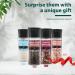 Soeos Salt and Pepper Grinder Set with Rainbow Peppercorns, Black Peppercorns, White Sea Salt, and Pink Salt - 9.8oz (277.82g) Total Spice - Plastic Bottle Grinder Included - Buy Online on GoSupps.com