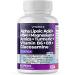 Sciatic Nerve Health Support - Sciatic Nerve Supplement Capsules with Folic Acid Pea Glucosamine MSM Vitamin B Complex Alpha Lipoic Acid 300mg 60ct Made in USA 60 Count (Pack of 1)
