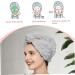 2Pcs Hair Towel Wrap - Quick Dry Microfiber Towel for Curly Hair & All Hair Types - Anti-Frizz & Button Fixing - Large 9.8x25.6 - Buy Online on GoSupps.com