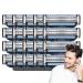 Razor Blade Refills for Men 3-Bladed Razors for a Smooth Shave Manual Razor Blades Refills for Mens Upgrade Dual Lubrication Sharp Blade 12 Razor Blade Refills