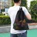 Small Black Mesh Drawstring Bag for Beach & Swimming Equipment | Heavy Duty Sport Storage - Buy Online on GoSupps.com