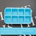 PIAOLGYI Altoid Tin Insert - 7 Day Weekly Pill Organizer | Blue Pill Storage Solution - Buy Online on GoSupps.com