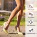 20 Pairs Clear Heel Protectors for Grass - 4 Sizes (XS-L) - Ideal for Outdoor Events and Weddings - Buy Online on GoSupps.com