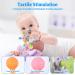 Funmo Silicone Bite Toys for Babies | Teething Rings & Gripping Balls for 3-12 Months | Safe Dental Aid for Stimulation & Relaxation - Buy Online on GoSupps.com
