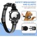 Agoumlux Reflective Cat Collar with Bell - Adjustable Breakaway Neck Band for Young Cats | XS Black (17.5-23 cm) - International Shipping Available - Buy Online on GoSupps.com