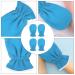 Buy Minkissy 2 Pair Hand Spa Maintenance Gloves | Cotton Paraffin Wax Liner for Luxurious Manicure Care Flannel Blue - Buy Online on GoSupps.com