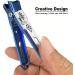 SG Nekoo Wide Jaw Opening Nail Clippers for Thick Nails Folding Lock Fingernail Toenail Clippers with Catcher Anti Splash Ultra Sharp Nail Cutter Trimmer for Men Women Adults Seniors (Mid-Blue1P) - Buy Online on GoSupps.com
