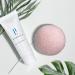 Organic French Pink Clay Konjac Facial Sponge for Sensitive Skin - Handmade, Unscented, Soft Exfoliation - Men and Women - Acne Care - Energia Pink Clay Sponge - Buy Online on GoSupps.com