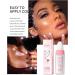 DAGEDA 3 Colors Body Glitter Highlighter Stick & Powder Set - Shimmering Fairy Makeup for Face, Hair & Body in White, Pink, and Brown - Buy Online on GoSupps.com