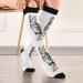 Haskirky High Elasticity Compression Socks - 2 Pairs for Adult Leisure, Travel, and Running - Relieve Fatigue with American Short Hair Cat Design - Buy Online on GoSupps.com