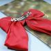 Andelaisi Vintage Red Satin Bow Hair Clip Barrette - Retro Bowknot Accessory for Women and Girls - Buy Online on GoSupps.com