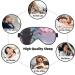 Small Pink Flowers Eye Mask - Soft Adjustable Sleep Mask for Men & Women | Comfortable Nighttime Eye Cover - Buy Online on GoSupps.com
