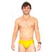 Hulkamania Yellow Wrestling Spandex Briefs Shorts Medium