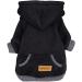 Fitwarm Plain Pet Hoodie Sweatshirt for Large Dogs and Cats - Black | Size L - Buy Online on GoSupps.com