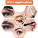 11-Piece Eyebrow Grooming Kit for Men and Women - Includes Razor, Brush, Scissors, Trimmer, and Tweezers - Black - Buy Online on GoSupps.com