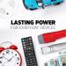 Energizer 9V Alkaline Battery 6LR61 - Power 1-Pak | Long-Lasting Reliable Performance - International Shipping Available - Buy Online on GoSupps.com