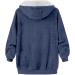 Hanxiulin Women's Oversized Plush Hoodie Jacket - Breathable Cozy Winter Fleece Coat - Buy Online on GoSupps.com