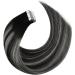Moresoo 24 Inch Tape in Balayage Human Hair Extensions #1B/Silver/1B - 20 Pieces Remy Hair for Black to Silver Ombre Look - Buy Online on GoSupps.com