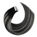 Moresoo 40cm Real Hair Tape Extensions - Black to Silver Seamless Tapes | 20 Pieces 50g | #1B/Silver #1B - Buy Online on GoSupps.com