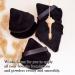 6-Piece Black Powder Puff Set for Makeup - Soft Triangle Puffs for Face, Body & Mineral Powder - Velour Blender Sponge for Foundation - Beauty Tools - Buy Online on GoSupps.com