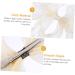 FRCOLOR 1pc Hairpin Hair Bow Headpieces Three- Layer Bow Hair Clip Korean Bridal Headpieces for Wedding Lace Ponytail Holder Bowknot Ribbon for Bows Bride Fabric Fashion Headband 48X19X1CM Beige - Buy Online on GoSupps.com