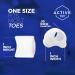 Active 365 Toe Separators for Bunions & Hammer Toes | Gel Toe Spacers & Straightener Splints - Large White | 4 Pieces - Buy Online on GoSupps.com