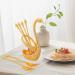 Swan Dinnerware Set Swan Base Holder Alloy Fruit Ice Cream Cake Dessert Flatware Set Swan Spoon Organizer for Hotel Kitchen Party Home Decor with Argent fork/816 (Color : with Gold Forks) - Buy Online on GoSupps.com
