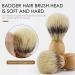 Perfect Flower Razor Brush - High-Quality 100% Real Roof Hair Shaving Brush with Wooden Handle for Wet Shaving - Buy Online on GoSupps.com