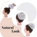 Silver Grey Messy Hair Bun Ponytail Extension Scrunchie for Women - 45g - Buy Online on GoSupps.com