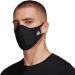 Shop adidas Unisex Molded Face Cover for Sports - Non-Medical Black Face Mask Size L | International Shipping Available - Buy Online on GoSupps.com