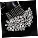 DOITOOL Tiara Bridal Headpiece Wedding Headpiece for Bride Bridal Headdress Wedding Jewlery Bride Insert Comb Women Hairpin Bridal Hair Comb Headgear Alloy Miss Accessories - Buy Online on GoSupps.com