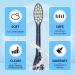 10 Pack Compatible Philips One Series Sonicare Replacement Brush Heads - Midnight Navy Blue for HY1100 HY1200 BD100/AZ Electric Toothbrush - Buy Online on GoSupps.com