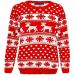 Shop Janisramone Kids Christmas Reindeer Sweater | Novelty Knitted Xmas Fairisle Top for Boys & Girls - International Shipping Available - Buy Online on GoSupps.com