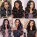 20 Inch Body Wave Lace Front Wig | Pre Plucked Human Hair 150% Density | Brazilian Hair Closure Glueless Wig for Black Women - Buy Online on GoSupps.com