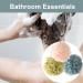 3 Pcs Exfoliating Bath Sponge Shower Puff Set for Adults - Soft Loofah Mesh Shower Ball Scrubbers - Buy Online on GoSupps.com
