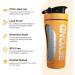 Beyond Fitness Premium Stainless Steel Protein Mixer Shaker Bottle - Insulated & BPA-Free (Orange) - Buy Online on GoSupps.com