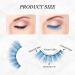 NICENEEDED 7 Pairs Colorful False Eye Cluster Lashes - Cosplay & Halloween Fluffy Faux Eyelash Extensions for Women & Girls - Buy Online on GoSupps.com