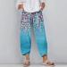 NLOMOCT Women's Black Cotton Linen Pants | Elastic Waist Drawstring | Casual Loose Trousers | High Rise | Small | Z1-blue - Buy Online on GoSupps.com